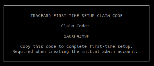 Claim code