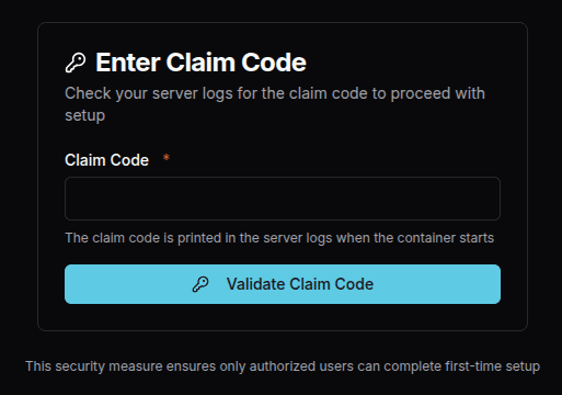 Claim code